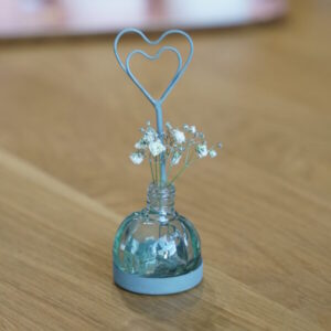 Minikartenhalter mit Vase
