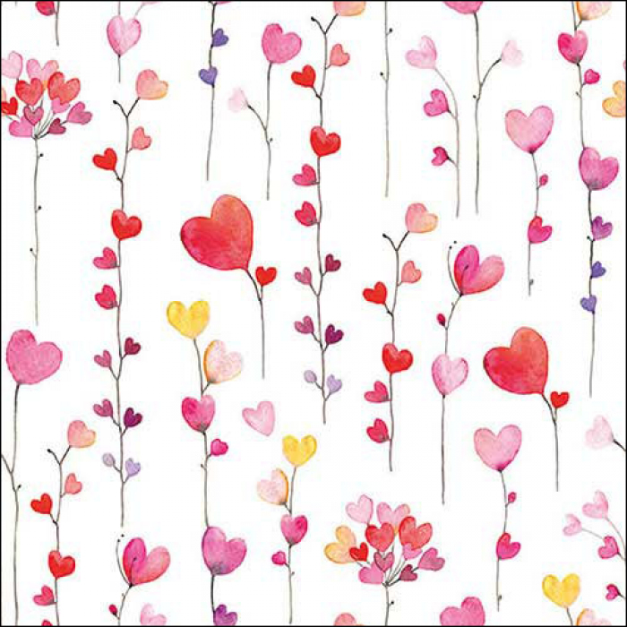 Serviette -Hearts garland-.jpg