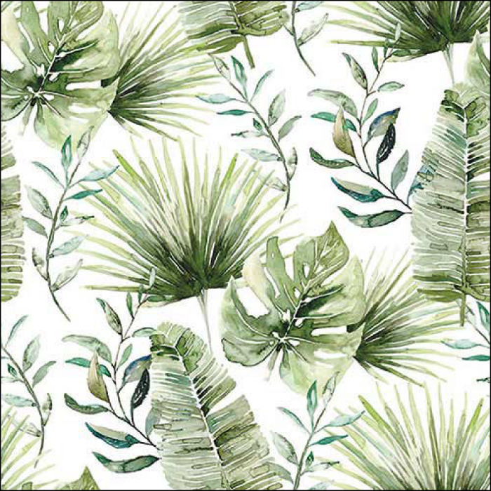 Serviette -Jungle leaves-.jpg