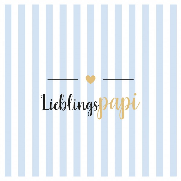 Serviette -Lieblingspapi- 33x33.jpg